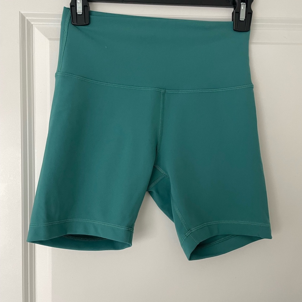 Lululemon Athletica Teal Bike Shorts